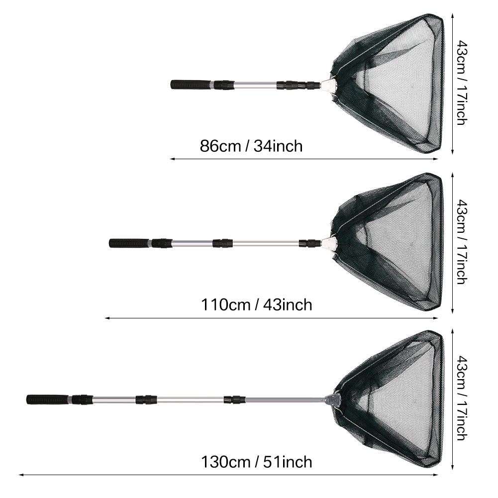 Portable Folding and Extendable Triangle Fishing Net – Fish Lure